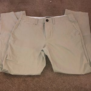 MENS AMERICAN EAGLE RELAXED STRAIGHT KHAKI 32x32
